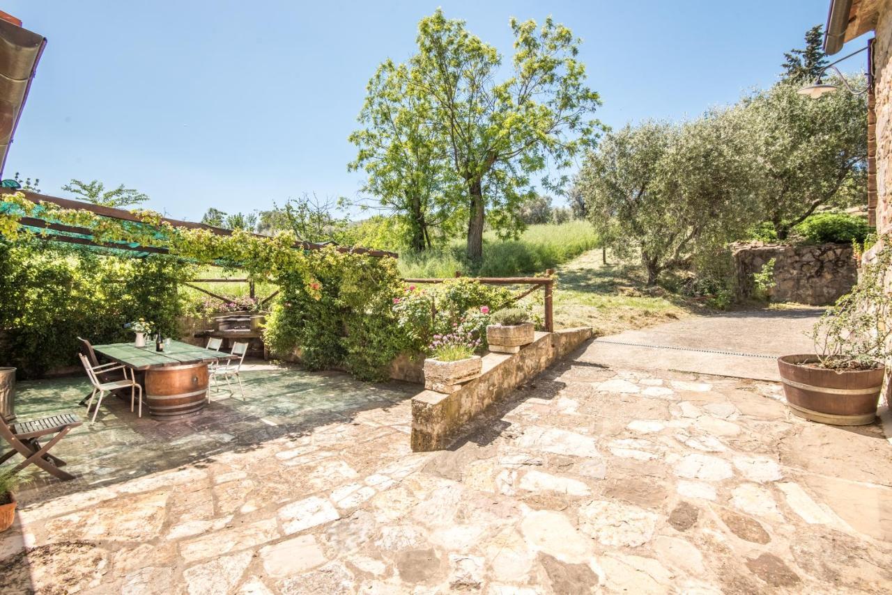 Appartamento Gemma Bianca-Tavoleto Castiglione dʼOrcia Exteriör bild