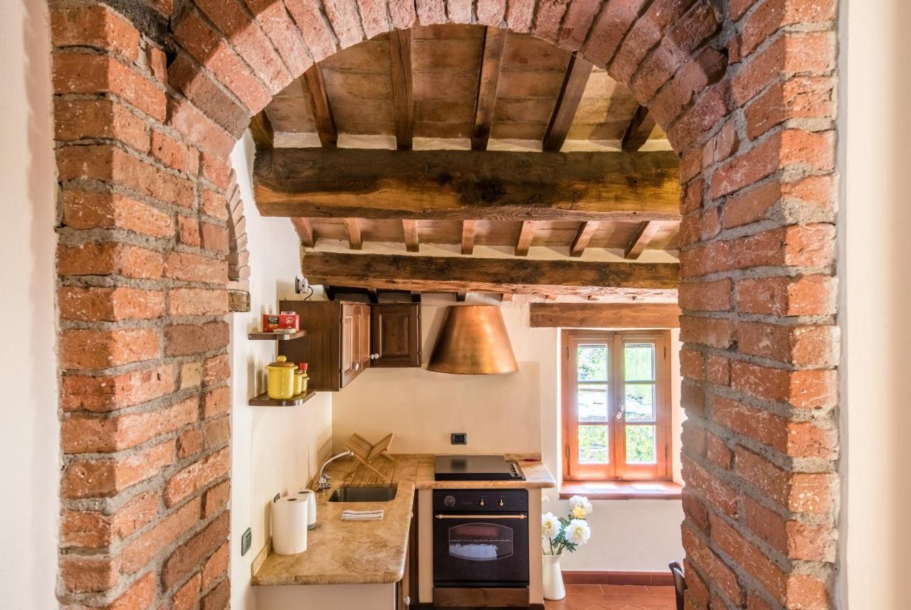 Appartamento Gemma Bianca-Tavoleto Castiglione dʼOrcia Exteriör bild
