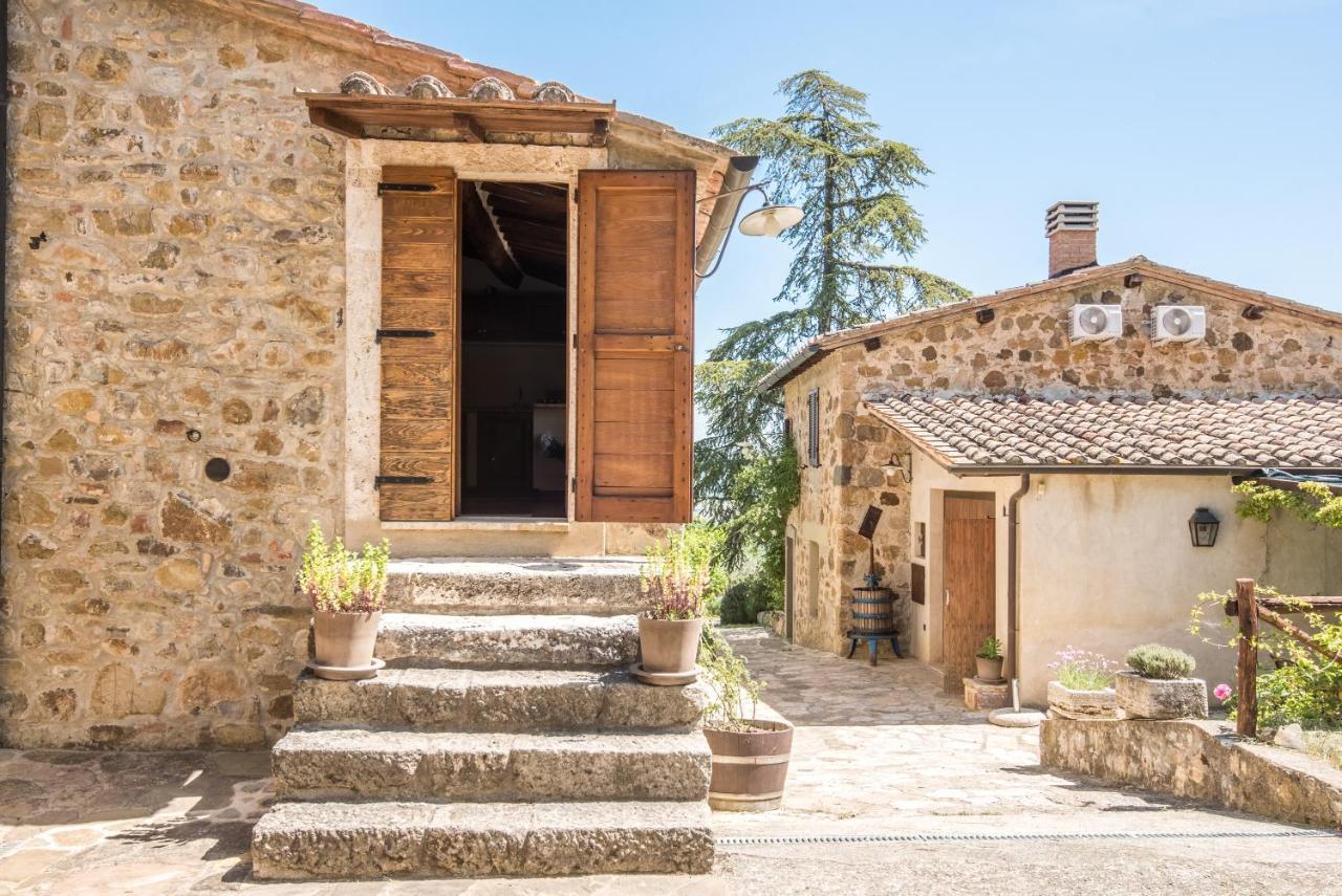 Appartamento Gemma Bianca-Tavoleto Castiglione dʼOrcia Exteriör bild