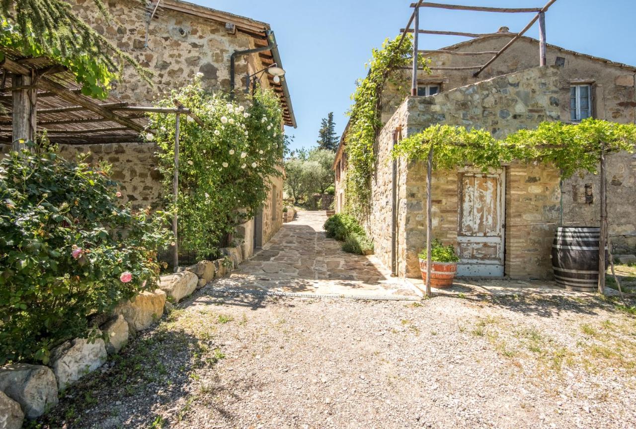 Appartamento Gemma Bianca-Tavoleto Castiglione dʼOrcia Exteriör bild